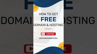 🌐 How to Get Free Domain and Hosting for Your Website  2024 Guide [upl. by Orest]