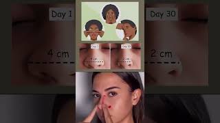 Fix asymmetrical nose ✨ glowup noseexercise nose reels explore theone7296 [upl. by Shena]