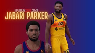 Jabari Parker Face Creation NBA 2K24 [upl. by Nwahsat419]