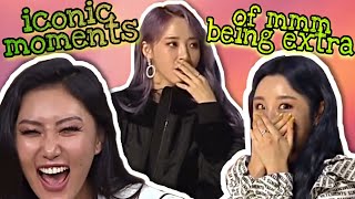 Iconic moments of MAMAMOO being the most extra girl group ever alive [upl. by Haorbed]