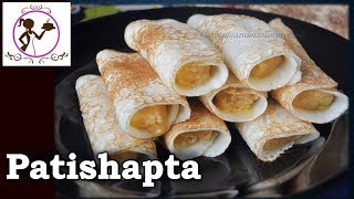 Patishapta Pitha Recipe  Traditional Bengali Sweet Patishapta Recipe with Kheer  Kheer Patishapta [upl. by Rheta]