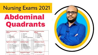 Nine Quadrants of abdomen with Organs [upl. by Nedmac]