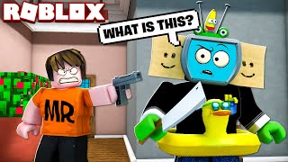 BIG NOOB Plays Murder Mystery ROBLOX [upl. by Etteuqaj]