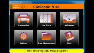 Automotive oscilloscope Lab Scope Tool CarScope Viso Using Cursors to Measure Voltage and Current [upl. by Crescantia505]