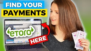 How to RECEIVE DIVIDEND PAYMENTS in ETORO and where to find them PASSIVE INCOME INVESTING [upl. by Dennett]