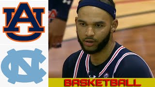 4 AUBURN vs 12 NORTH CAROLINA Basketball Game Full Highlights 2024 [upl. by Ruddie98]