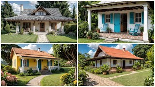 30 IDEIAS DE FACHADAS DE CASAS DE CAMPO COM VARANDA [upl. by Ainorev495]