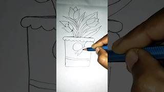 How to draw and 💐 flower 🌼 🌸 ll Drawing flow artflowersDrawingartviralshorts [upl. by Airretnahs]