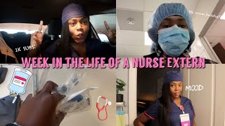 WEEK IN THE LIFE OF A STUDENT NURSE EXTERN Atlanta 1K subs  GRWM  Dunkin Run  ORICU Baddie [upl. by Lugo629]