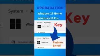 Windows 11 Home to Pro Upgradation shorts youtubeshorts home pro windows [upl. by Adorne689]