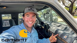 Carhartt Dash Cover Install Obs Ford [upl. by Cordeelia566]