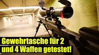 Gewehrtasche für 2 im Test und 4 Waffen testen 45x70 308 Schrott [upl. by Anahtor]