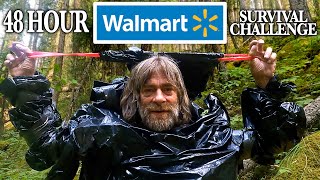 48 Hour Walmart Survival Challenge Catch amp Cook [upl. by Okram]