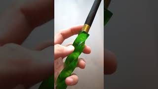 Zelkova amp Green Resin Wand [upl. by Snah]