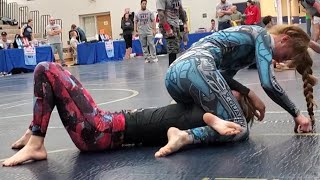 Womens NoGi Grappling Samantha quotThe Valkyriequot Valkenhaus Extreme Grappling Open 06 Triangle Choke [upl. by Adlesirc]