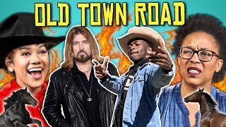 Adults React To Old Town Road [upl. by Nylanaj]