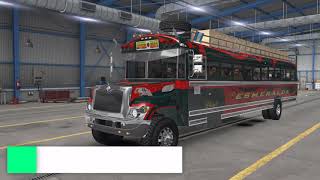 TRANSPORTE ESMERALDA NUEVA SKIN PARA MOD DE CAMIONETAS DE GUATEMALA AMERICAN TRUCK SIMULATOR [upl. by Refinaj592]