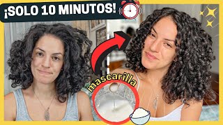 MASCARILLA CASERA 3 en 1 PARA CABELLO RESECO Y SIN BRILLO  FRIZZYDESI [upl. by Lindsy]