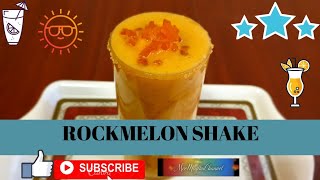 Rockmelon Shake recipe Cantaloupe Shake 5 Refreshing Drinks for the week [upl. by Cochard310]