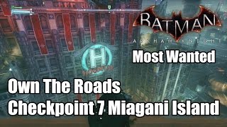 Batman Arkham Knight Own The Roads Checkpoint 7 Miagani Island [upl. by Aztin]