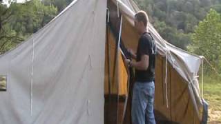 Woods CA Industrial Strength Canvas Tent Review Woodsmonkey [upl. by Nyrret]