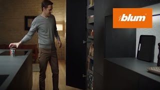 SPACE TOWER  The ultimate cabinet solution for larder units  Blum [upl. by Yattirb]