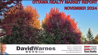 November 2024 Ottawa Realty Market Report [upl. by Ermentrude]