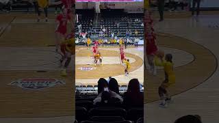 UMBC Retrievers Yasmin Ott three pointer vs American Eagles ncaa basketball [upl. by Torrey]