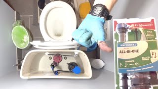 How to Install Fluidmaster Toilet Repair Kit [upl. by Netsirc]