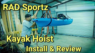 Rad Sportz Kayak Hoist Install and Review [upl. by Reltuc]