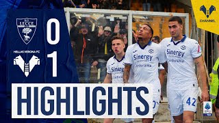 Highlights Serie A TIM 202324  LecceVerona 01 [upl. by Rumilly339]