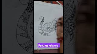 THE CREATIVE FLOW  relaxing mandala art  shorts youtubeshorts youtubeshort mandalaforbeginners [upl. by Bauer]