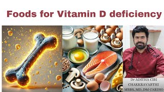 Vitamin D deficiency treatment  foods to increase vitamin D  Tamil cardiologist [upl. by Alleinad]