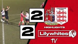 Highlights  Deal Town 2 Faversham Town 2 [upl. by Ecirehc]