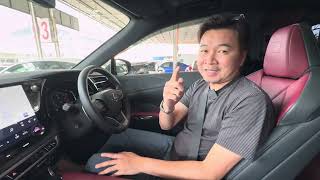 LEXUS RX350 F SPORT 24 TURBO LATEST FACELIFT RECOND JAPAN CAR REVIEW RINGKAS MEWAH DAN PADU [upl. by Leunas116]