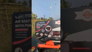 Air Seat Cushion for bike  Grandpitstop air Seat for bike throttleyourlife bengali [upl. by Aeet]