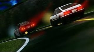 PS2 Initial D special stage AE86 vs Evo lll [upl. by Nevai]