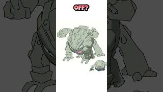 I DREW a Split Evolution for Geodude pokemon pokemonart [upl. by Jeffrey963]