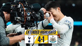 TOTTENHAM HOTSPUR 41 NEWCASTLE UNITED  PREMIER LEAGUE EXTENDED HIGHLIGHTS [upl. by Amsed]