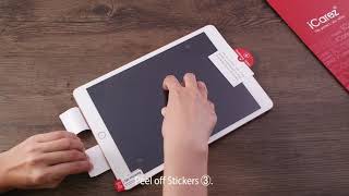 iCare iPad Matte Screen Protector Installation Video [upl. by Alaric]