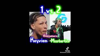 Keyviem vs Mc Albertico GUERRA [upl. by Haeluj581]