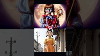 Annabelle vs Squid Game Doll vs Vampire Mummy Alien Werewolf [upl. by Eymaj307]