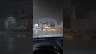 Alhamdulillah second rain in Hafar al batin الحمد لله ثاني أمطار على حفر الباطن  hafralbatin [upl. by Wallis]