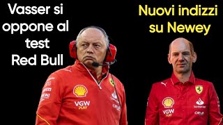 FERRARI VASSEUR PUNTA I PIEDI CONTRO LA REDBULL  NEWEY E FERRARI NEWS CON RISCONTRO CON LE [upl. by Rocker]