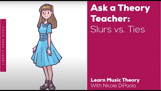 Ask a Theory Teacher Whats the Difference Between Slurs and Ties  Music Theory Q amp A [upl. by Anauqed]