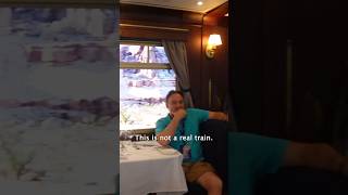 Dining on a train in a CRUISE SHIP shorts utopiaoftheseas royalcaribbean [upl. by Cyrille]