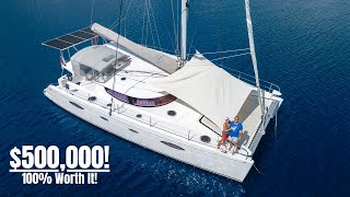 Ultimate Comfort  World Sailing 48 Catamaran FULL Inside amp Outside Tour [upl. by Sorrows572]