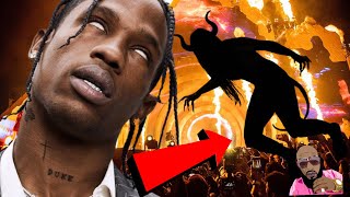 Travis Scott Astro World Concert 2021 DËMON Spotted Jumping Into Crowd Slowed Down Footage [upl. by Frederik]