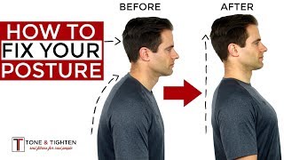 How To Correct Your Posture  5 Home Exercises To Fix Your Posture [upl. by Dudley]