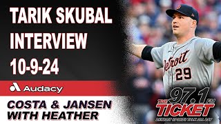 Tarik Skubal Interview  10924  Costa and Jansen [upl. by Tomasina530]